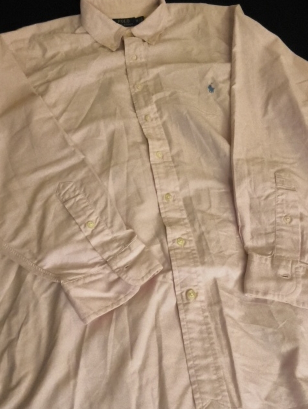 Polo by Ralph Lauren Men's Pale Pink Button-Down Oxford Shirt